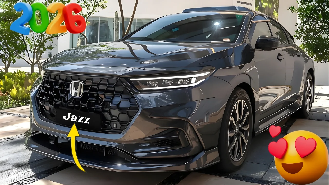 Honda Jazz 2026 – All new sporty design model with ₹7 Lakhs, engine is 4 cylinder
