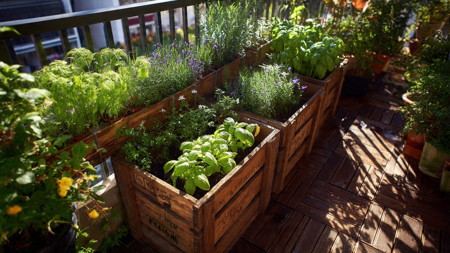 Why Transforming Old Wine Crates into a Luxurious Balcony Herb Garden is the Perfect Weekend Project?