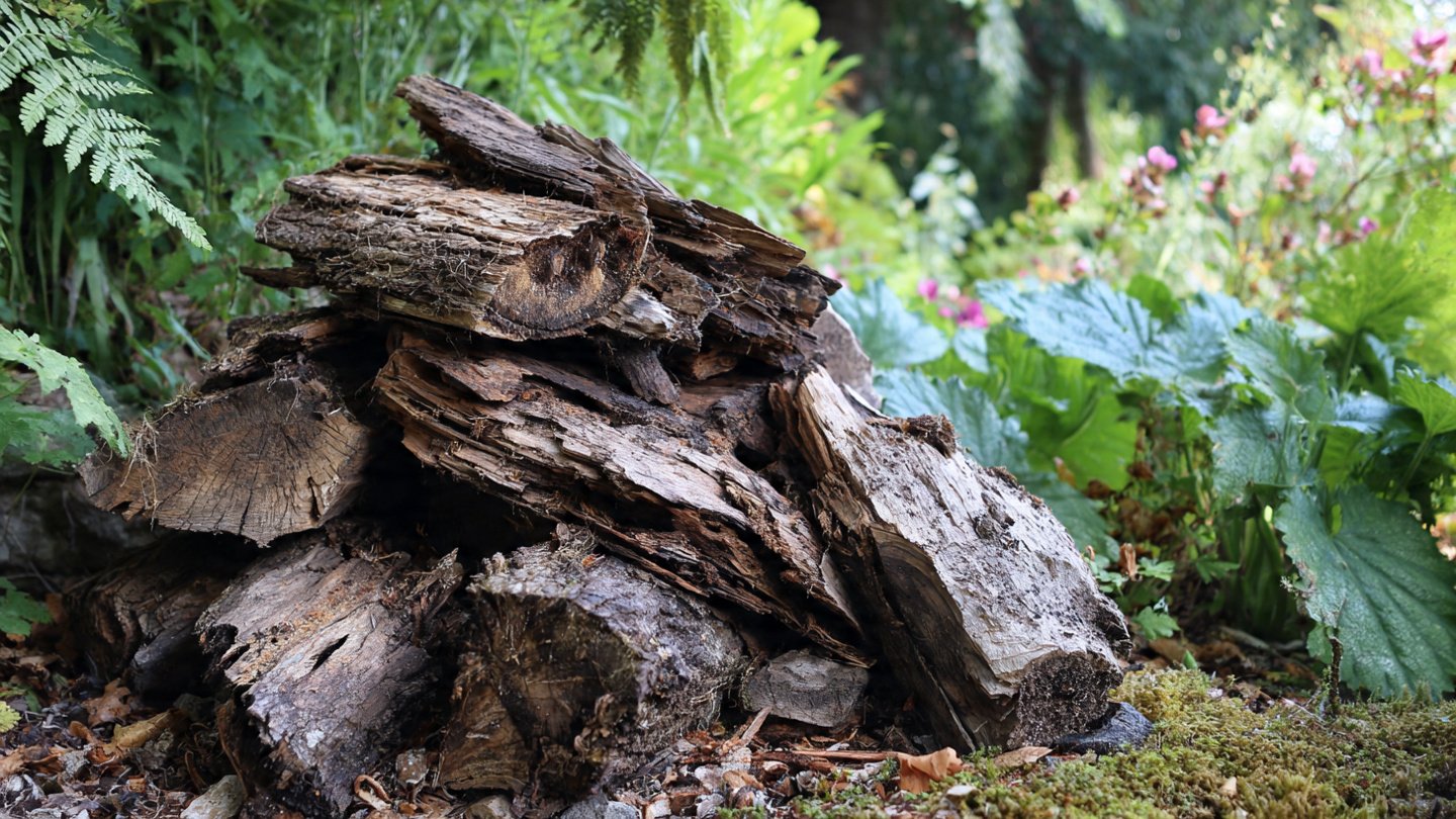How Can a Pile of Rotting Wood Transform Your Garden into a Thriving Ecosystem?