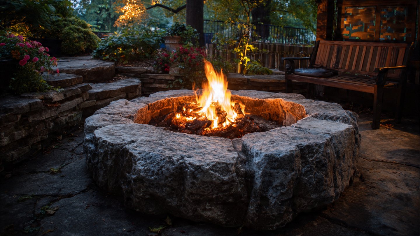 How Can You Build a Stunning Stone Fire Pit for Less Than Seventy-Five Dollars?