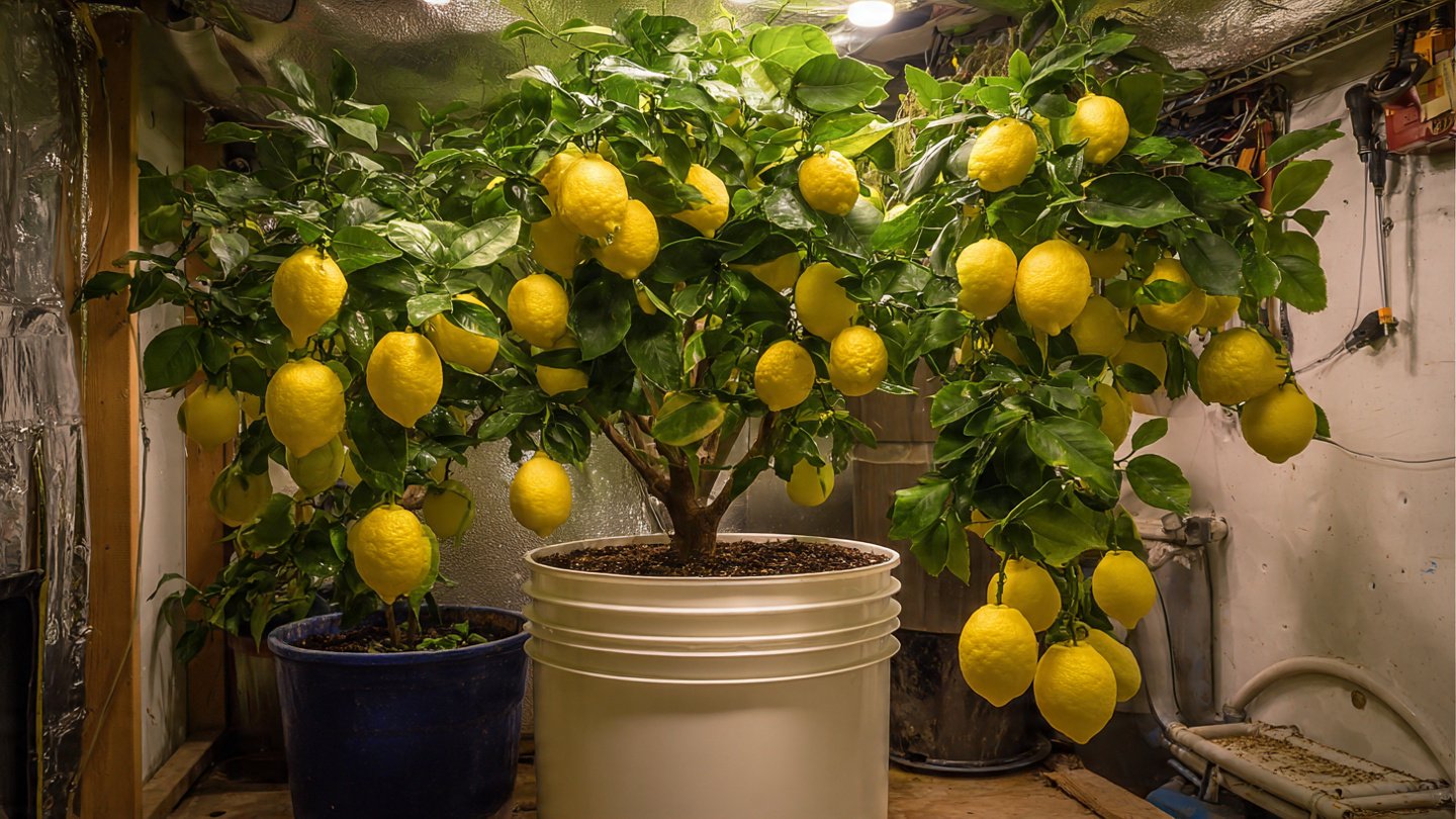 How Can You Grow Giant Lemons in a Small Five-Gallon Bucket?
