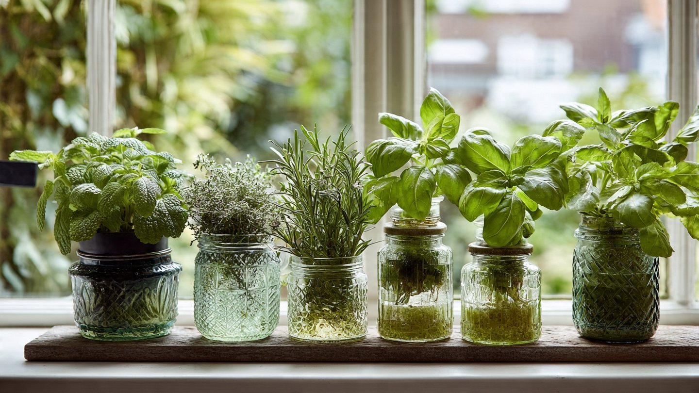 How Can You Transform Your Kitchen Windowsill with Fragrant Edible Herbs?